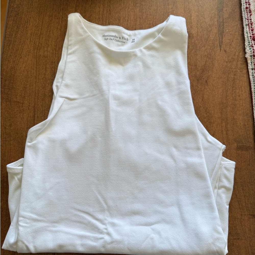 Abercrombie & Fitch White Tank Top bodysuit